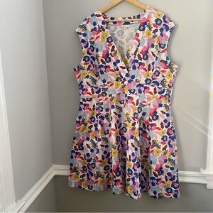 Boden Floral Multicolor Dress